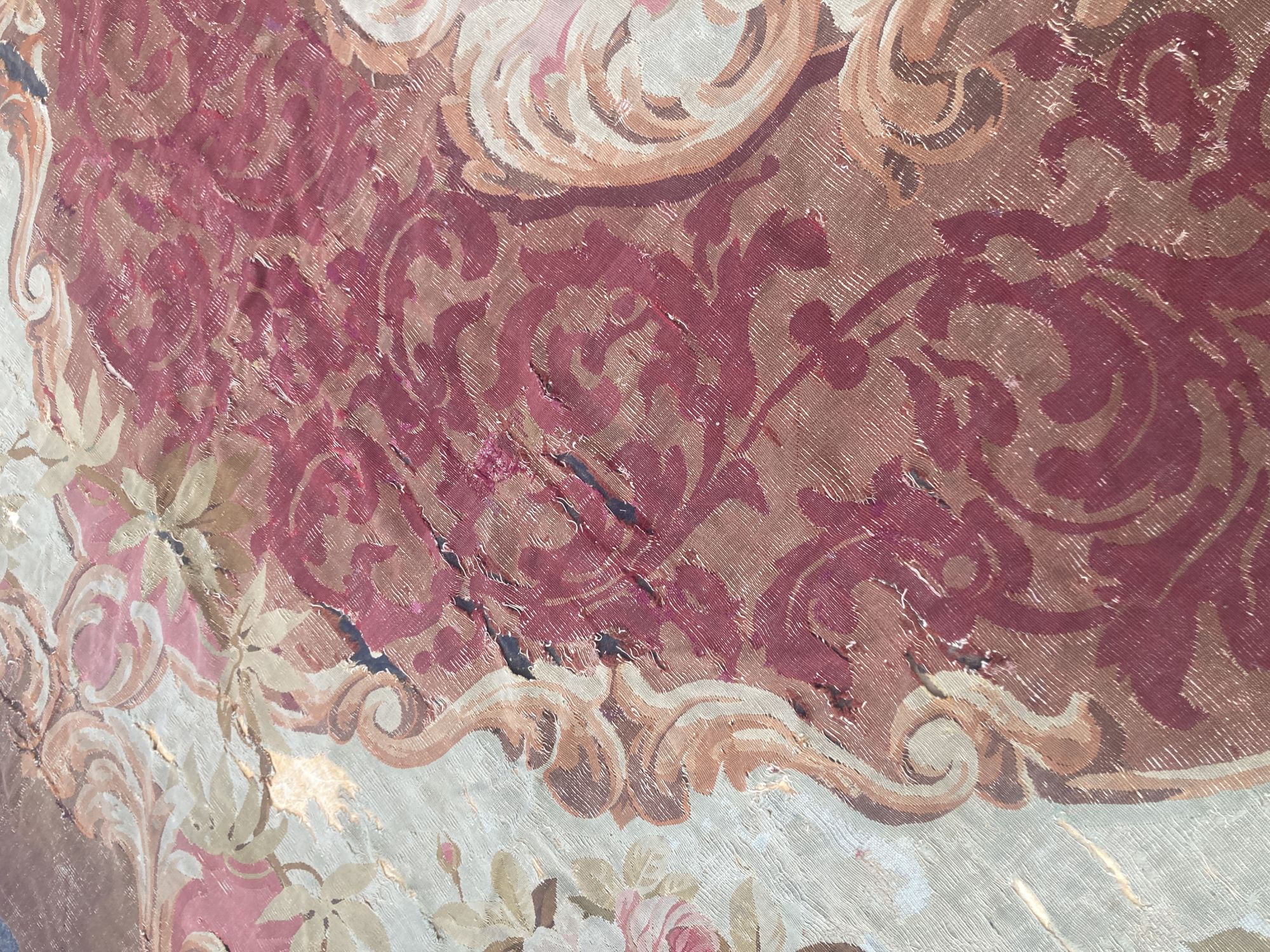 A late 19th century Aubusson tapestry